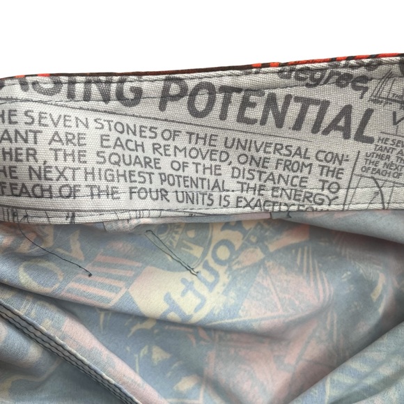 Volcom Orange an Blue Extreme Breathable Skater Shorts - Picture 7 of 11